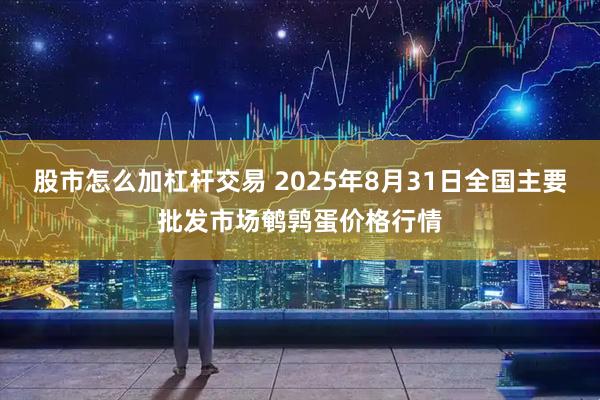 股市怎么加杠杆交易 2025年8月31日全国主要批发市场鹌鹑蛋价格行情